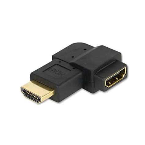 Hdmi Female To Hdmi Male 90 Degree Right Angle Adapter Left From