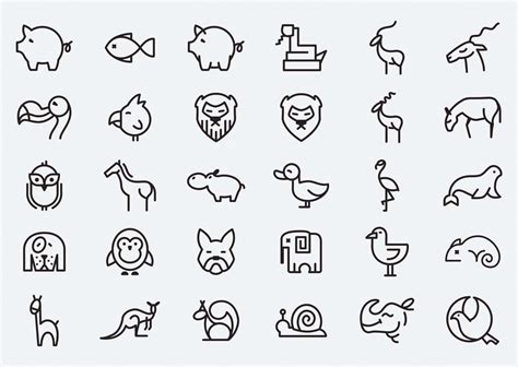 150 Animal Vector Icons Ai