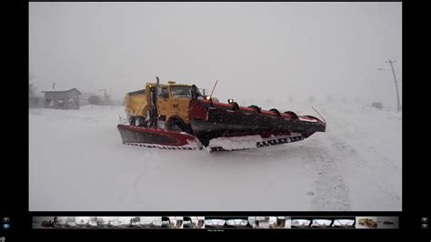 Plowing Through A Blizzard Youtube
