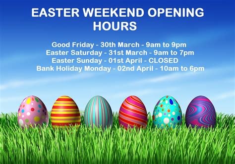 Easter Opening Hours Omni Shopping Centre