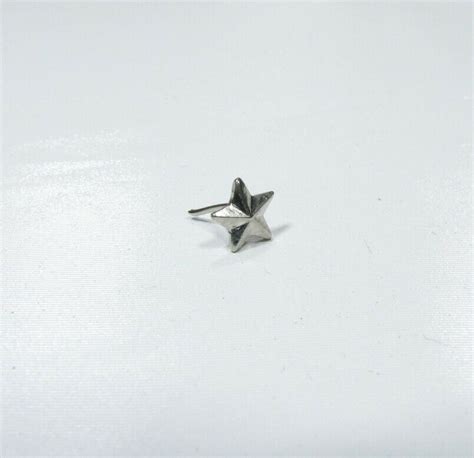 New Single Genuine Pronged 516 Silver Star Device For Military Medal