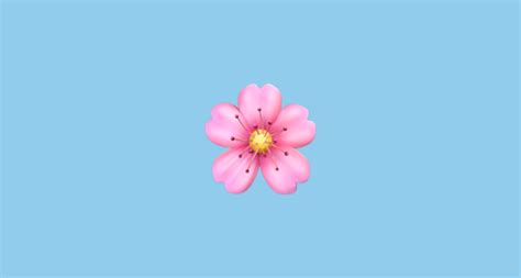 Emoji will be converted to different image icon on facebook and twitter. 🌸 Cherry Blossom Emoji