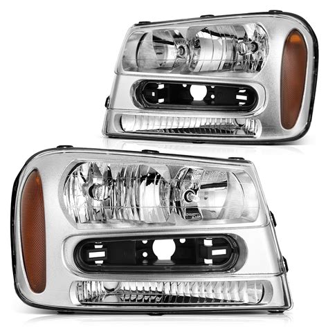 Dwvo Halogen Headlights Assembly Replacement Compatible With 2002 2009