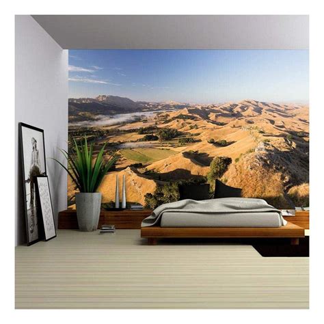 Wall26 Landscape Of Desert Hill With Oasis Under Sky Removable Wall