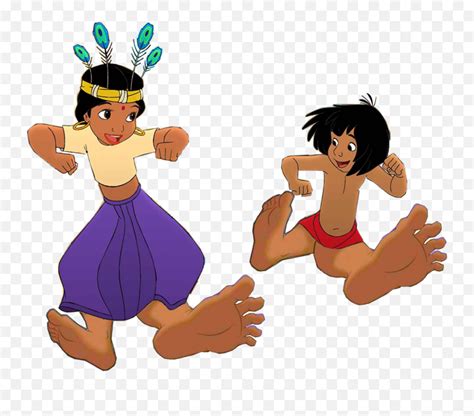 Mowgli Shanti Bare Feet Sticker Jungle Book Mowgli Feet Emoji Foot