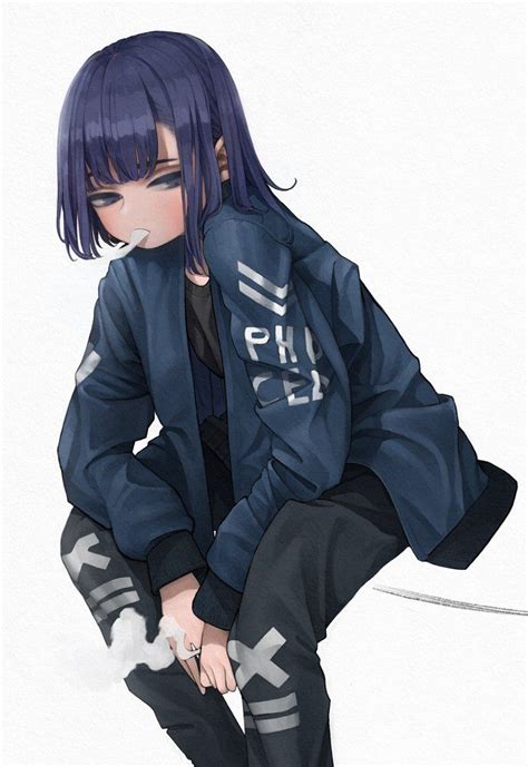 10 Hoodie Aesthetic Cute Anime Girl