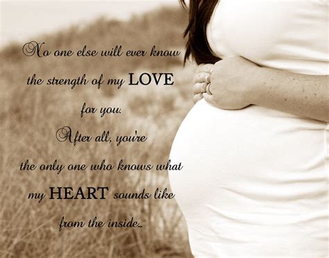 I Love My Unborn Baby Quotes Quotesgram