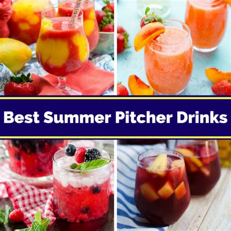 Make up a pitcher of homemade . Refreshing Summer Pitcher Drinks and Cocktails for a Crowd