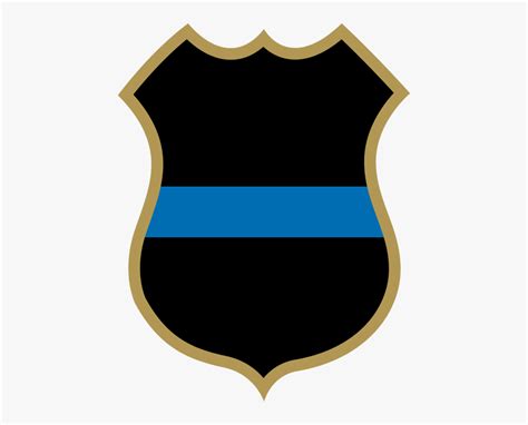 Blue Line Police Badge Free Transparent Clipart Clipartkey