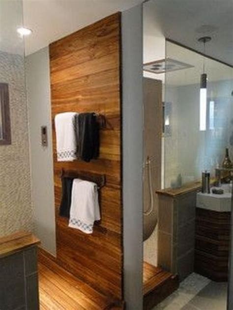 50 Teak Bathroom Inspirations Teak Bathroom Timber Feature Wall