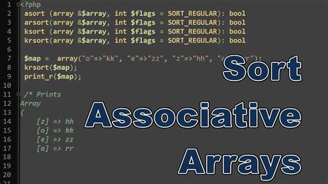 Sorting Associative Arrays In Php Brainbell