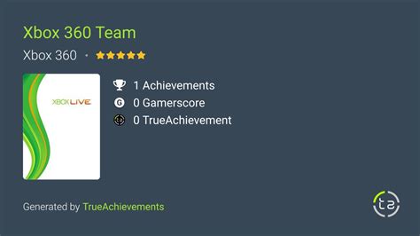 Xbox 360 Team Achievements Trueachievements