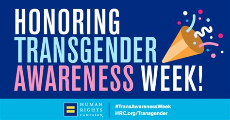 Hrc Honors Transgender Awareness Week Hrc