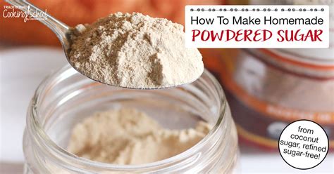 How To Make Homemade Powdered Sugar From Coconut Sugar