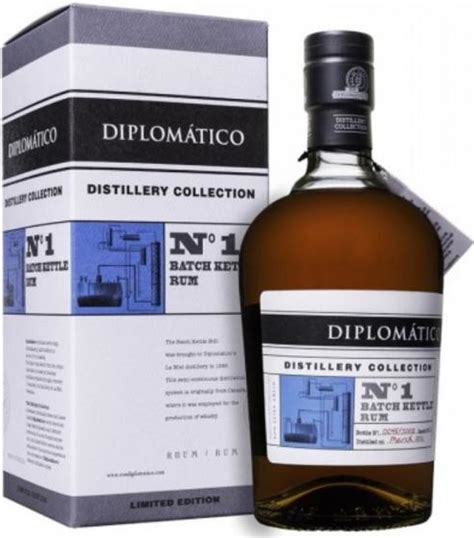 diplomático distillery collection no 1 batch kettle rum 47 0 7 l karton od 1 289 kč heureka cz