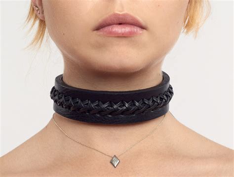 Braided Leather Choker Wendy Nichol