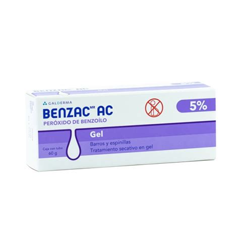 Benzac Ac 5 Gel Tubo Con 60 G