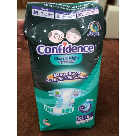 Jual Pampers Confidence Classic Night Size Xl Isi 6pcs Shopee Indonesia