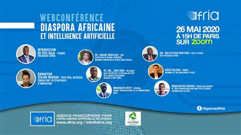 Afria Webconférence Diaspora Africaine And Intelligence Artificielle