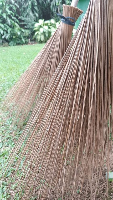 Stick Broom Is A Traditional Broom In Asian Countries Made From Old