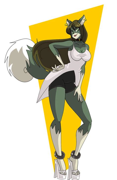 Green Alien Cat Girl Colored By Grimphantom On Deviantart