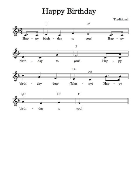 Especially when it comes to songs like happy birthday or christmas carols. Free Lead Sheet - Happy Birthday To You | Trumpet sheet ...