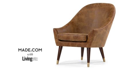 It is finished in full aniline leather, so the. Seattle Armchair, Outback Tan Premium Leather | Armchair ...