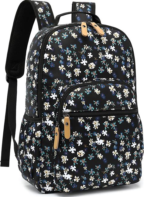 Leaper Water Resistant Floral School Backpack Travel Bag Girls Bookbags