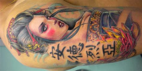 Geisha Tattoos And Meanings Geisha Tattoo Designs And Ideas Japanese Tattoo Creator