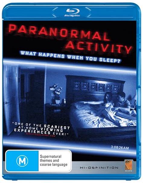 Buy Paranormal Activity On Blu Ray Sanity