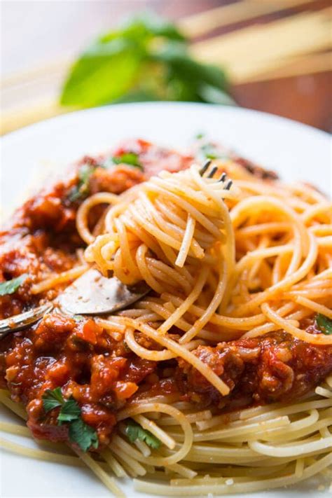 Favorite Homemade Spaghetti Sauce Oh Sweet Basil
