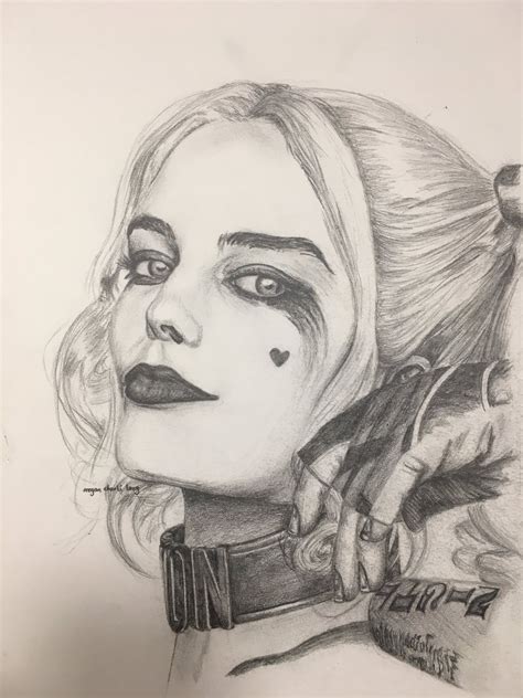 Pencil Drawings Of Harley Quinn