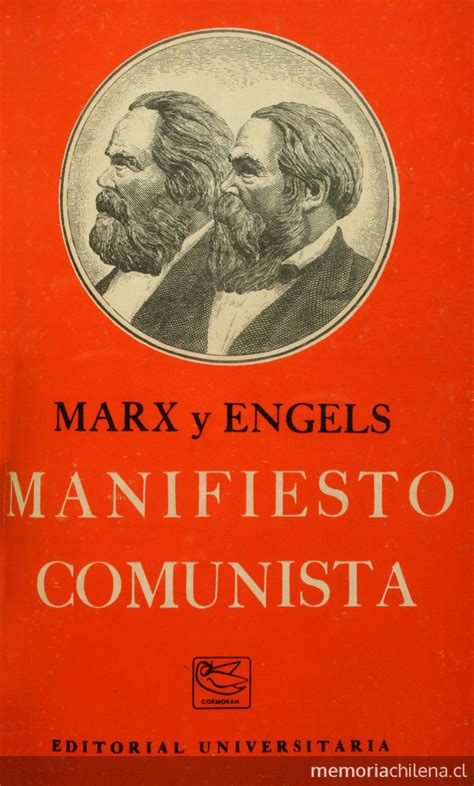 Portada De Editorial Universitaria Para Manifiesto Comunista 1970