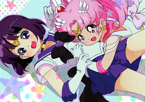 Chibi Usa Tomoe Hotaru Sailor Saturn Sailor Chibi Moon Super Sailor