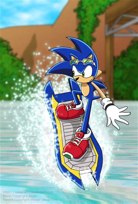 Sonic Riders Sonic By Waterjewelemi On Deviantart