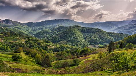 Image Serbia Bajina Bauta Zlatibor Nature Hill Fields 1920x1080