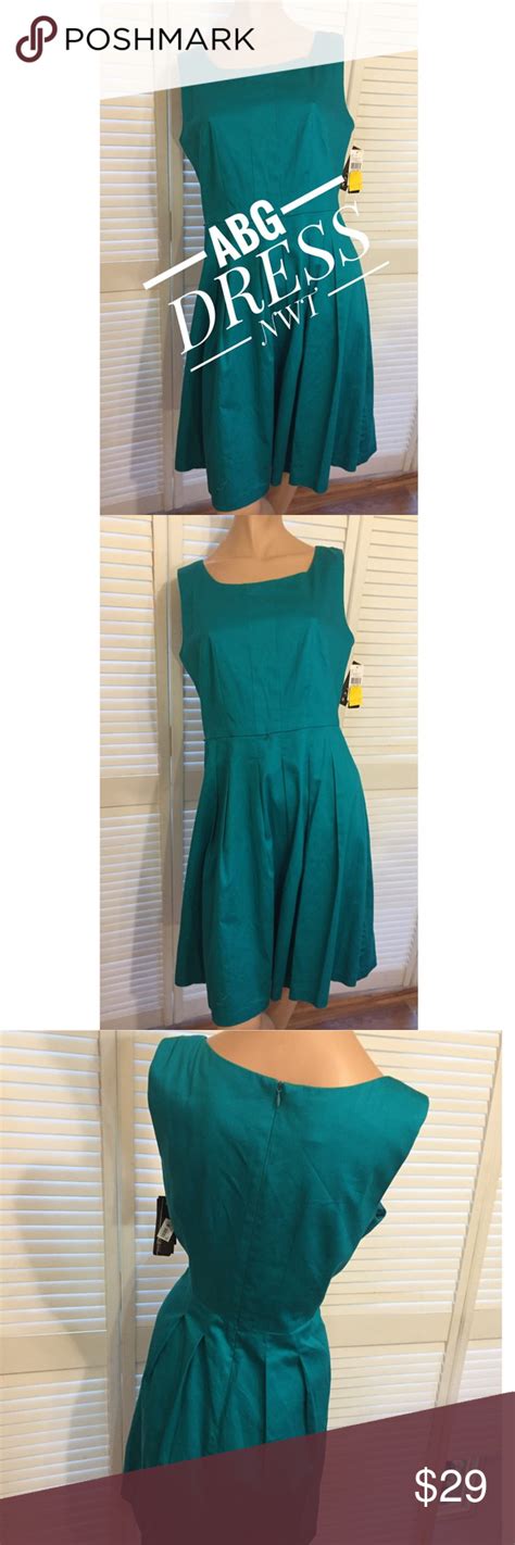 Want to discover art related to aqua_green_dress? NWT STUNNING AQUA GREEN AGB DRESS Classic style in a ...