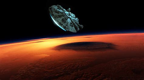 Star Wars Episode Vii The Force Awakens Millennium Falcon Planet