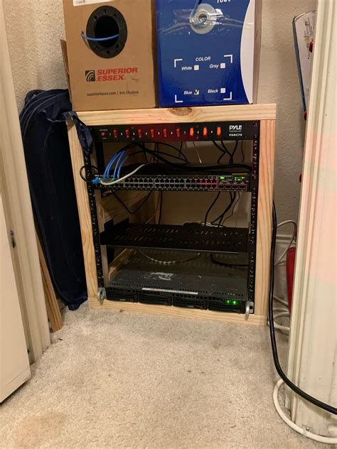 Im New To Rhomelab This Is My Diy Server Rack Rhomelab