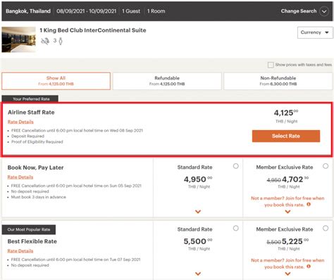 Ihg Hotels Airline Staff Rate Loyaltylobby