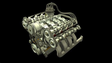 S4 S6 V6 V8 And V12 Engine Animation Youtube