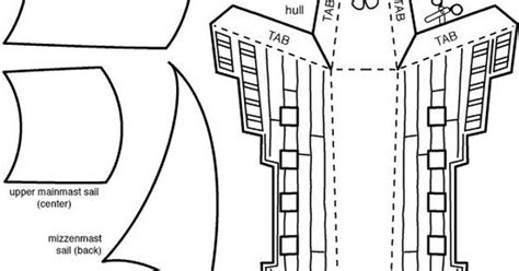 pirate ship template printable google search templates