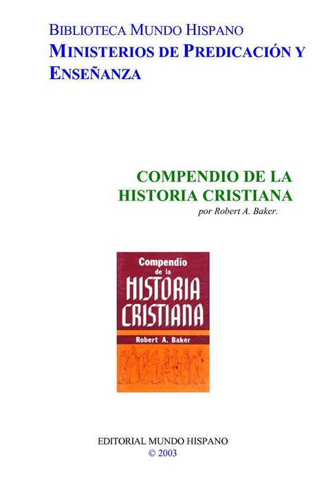 Calaméo Compendio de la Historia Cristiana