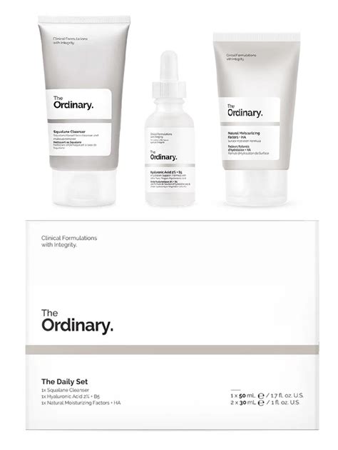 The Ordinary The Daily Set Beautyspot Malaysias Health And Beauty