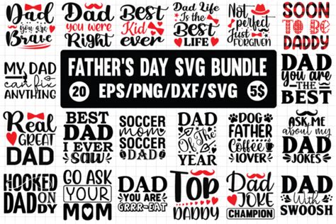 Fathers Day Svg Bundle Cut Fille Graphic By T Shirt World · Creative