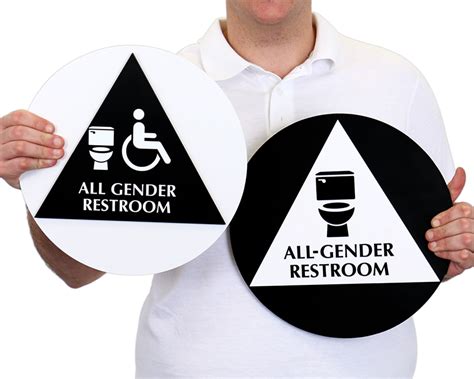 California All Gender Gender Neutral Restroom Signs And Kits