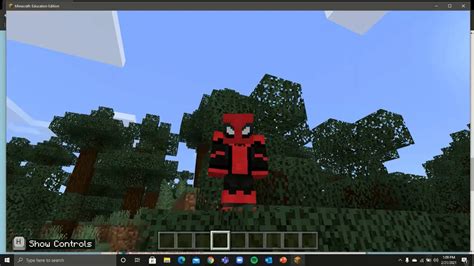 Minecraft Edu Edtion Spider Man Mod Youtube