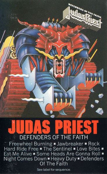 Judas Priest Defenders Of The Faith 1984 Cassette Discogs