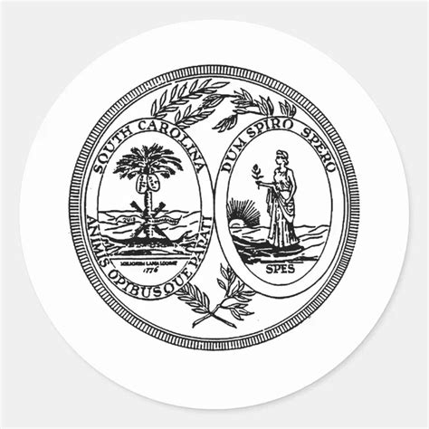 South Carolina State Seal Zazzle