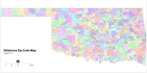 Oklahoma Zip Code Map Map Of The World Gambaran